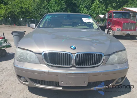2008 BMW 750I z USA, uszkodzony, nr VIN WBAHL83568DT14138